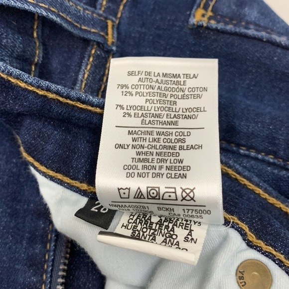 Women Hudson Dark Blue Natalie Super Skinny Jeans Size 28 - Picture 7 of 11